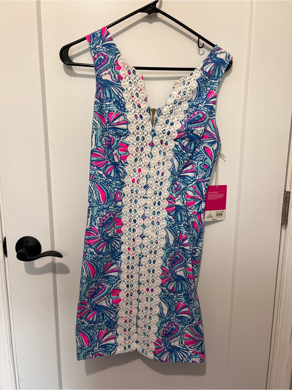 Lilly Pulitzer Multicolor Blue & Pink Patterned Dress